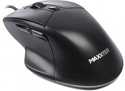 Миша комп'ютерна провідна Maxxter Mc-6B01 Black