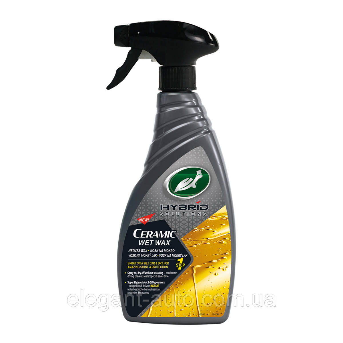 Поліроль кузова Кераміка 500ml тригер Turtle Wax Ceramic Wet Wax 53350 (для нових авто)