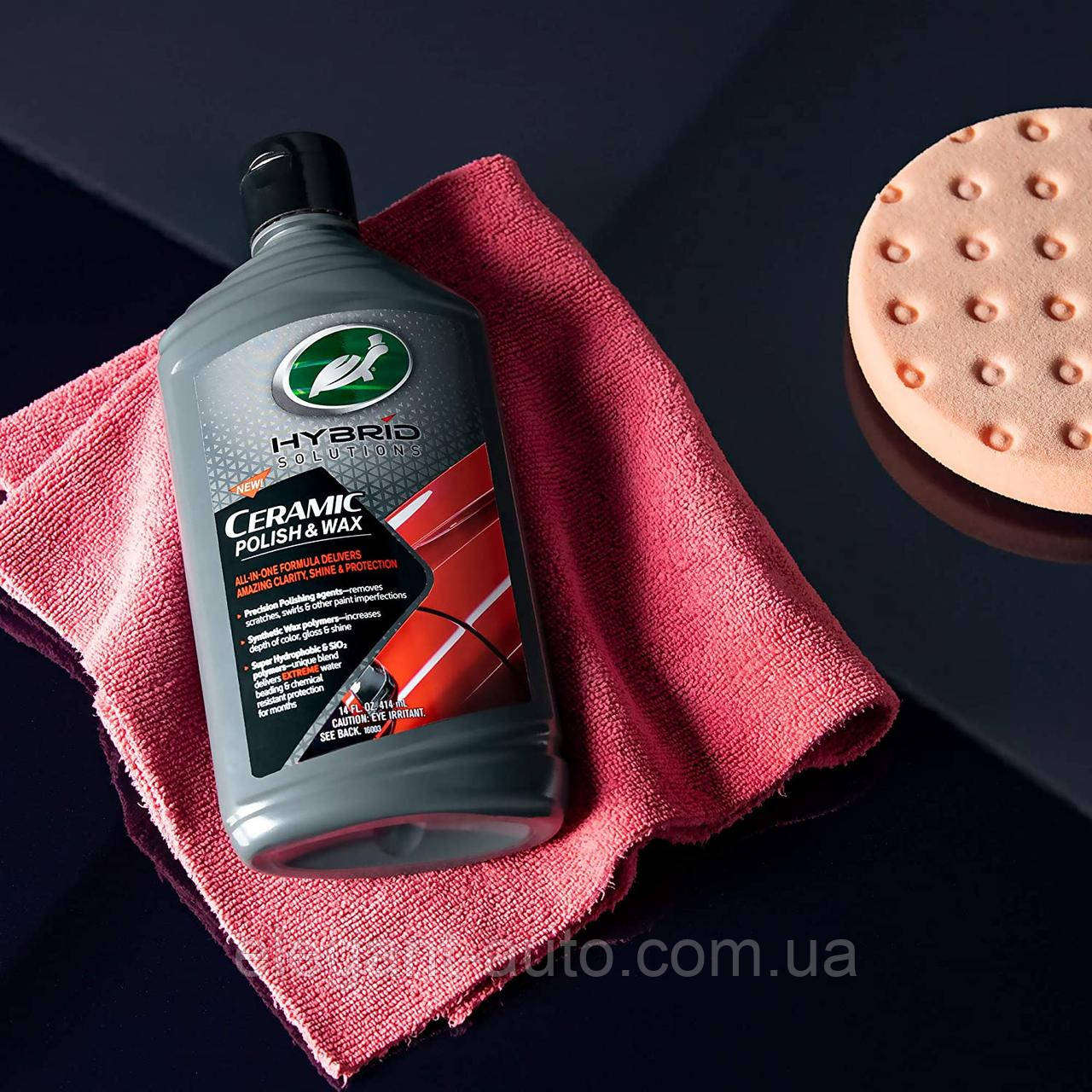 Поліроль кузова Кераміка 500ml Turtle Wax Ceramic Polish & Wax 53352 (дрібні подряпини, Консервація)