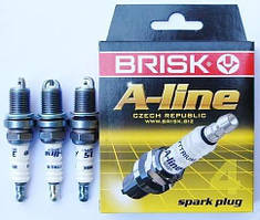 Свічки - "Brisk" - LR15YCY.4K - 0.7 - A-Line 02 ВАЗ 2108. Daewoo Lanos 0023