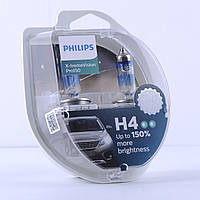 Лампа 12V H4 60/55W +150% X-treme Vision Pro "Philips" (Box-2шт) (12342XVPS2)