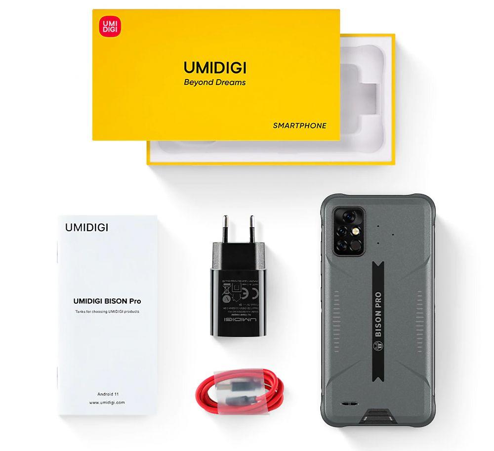 Umidigi Bison Pro 8/128GB, NFC, IP69K, 5000 mAh, Android 11, Дисплей 6.3", Смартфон Umidigi Bison Pro 8/128 Гб - фото 5 - id-p1498257883