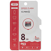 Карта пам'яті Micro - SDHC 8Gb (без адаптера) XO 10 клас