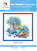 Набір для вишивання за нанесеною на канву схемою "Blue plant". AIDA 14CT printed 34*33 см, фото 3