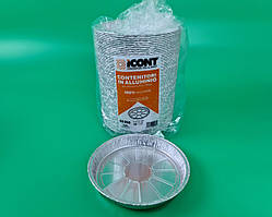 Кругла харчова алюмінієва форма на 600 мл C5-26G 100 шт/уп.