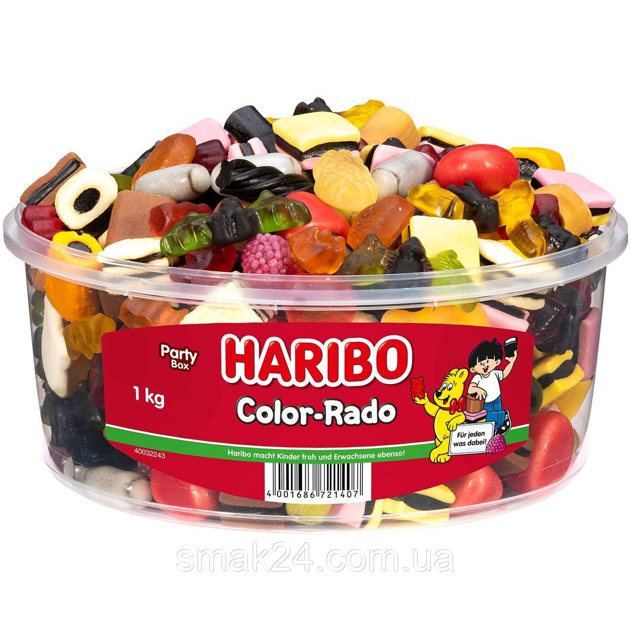 Желейные конфеты Haribo Color-Rado (фруктовое ассорти) 1000г Германия ...