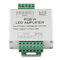 RGBW підсилювач LEDTech 12-24v 24a 288w (24а 288вт), для світлодіодної стрічки