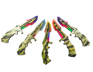 Іграшковий дерев'яний ніж для полювання і риболовлі F