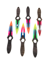 Іграшковий дерев'яний метальний скелетний ніж F