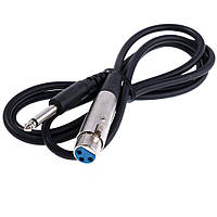 Кабель Jack6,3 и XLR-3, длина 1,5м (KLS17-MXP-02-F-03-6.3-1.50M) KLS