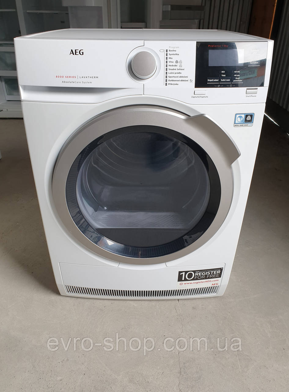 Сушка для одягу AEG 8000 Series 8 KG / T8DEG48SC, фото 1
