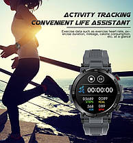 UWatch Смартгодинник Smart Kazbek Black, фото 6