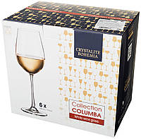 Набор бокалов для вина 6шт/400мл Bohemia Columba