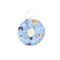 Мягкий воротник-подушка Hoopet 19G0005GF Blue Cats размер XS для кошек защитный от разлизывания (37930-30407)