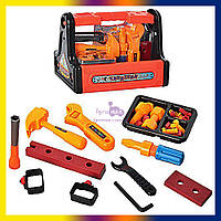 Дитячий ігровий набір інструментів у валізі для хлопчиків, дитяча майстерня з іграшковими інструментами