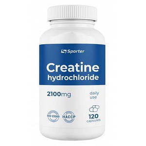 Креатин гідрохлорид Sporter Creatine Hcl 2100 120 капс.