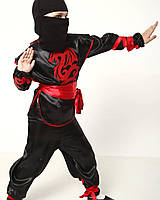 Детский карнавальный костюм Ниндзи черный.