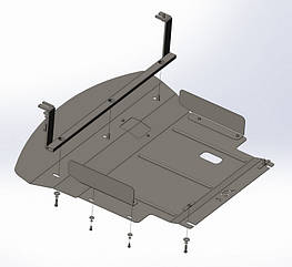 Захист двигуна Hyundai Santa Fe (2012-2018)(Захист двигуна Хюндай Сантафе) Автопристрій