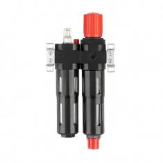Блок підготовки повітря 1/4", 5 мкм, 850 л/хв, метал, професійний INTERTOOL PT-1435, фото 3