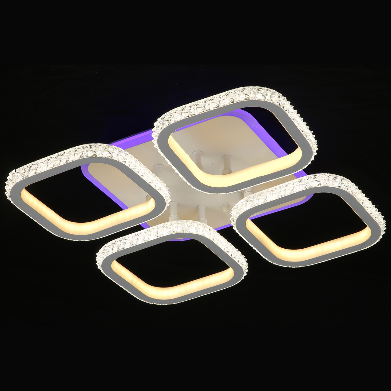 Потолочная Led люстра OLY-MX77073/4S WH RGB 132W