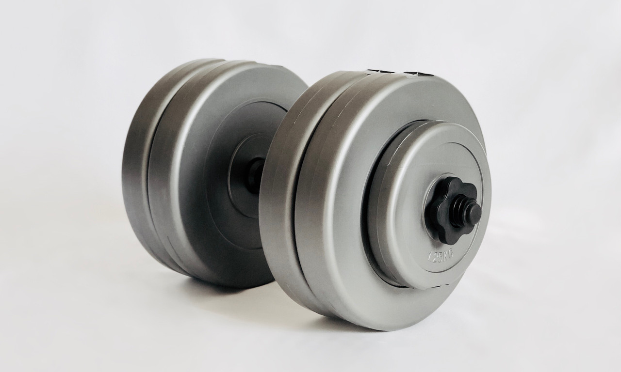 Гантеля 13 кг GREY ABS