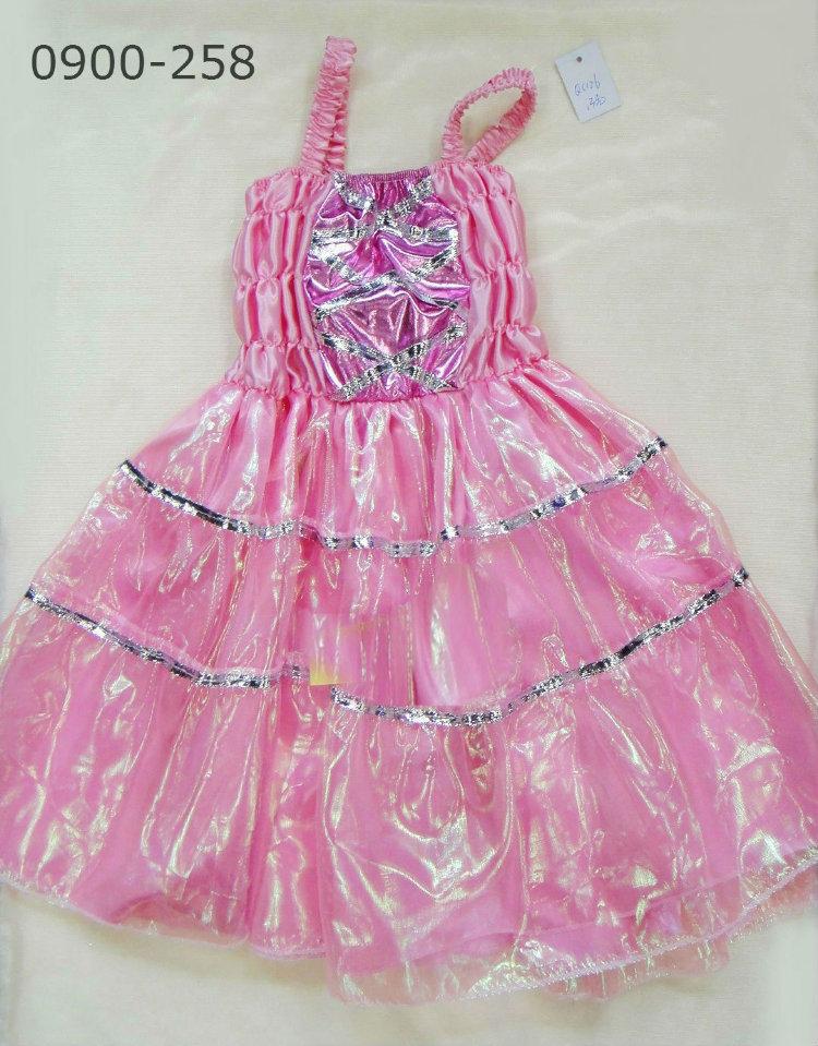 Плаття бальне (рожевий/зелен/біл) 0900-258