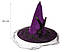 Капелюх відьми Halloween (велюр, перо, фата, павук) 2 кольори, фото 2