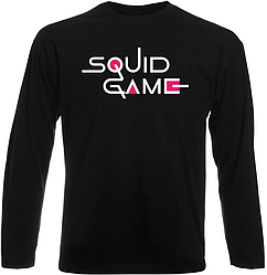 Футболка з довгим рукавом Squid Game - Logo (чорна)