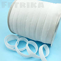 Стрічка оксамитова 1 см, біла