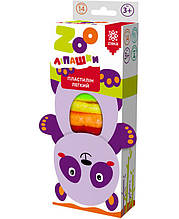 Пластилін легкий ZOOліпашки Панда (14 кольорових стіків по 6 г) Зірка