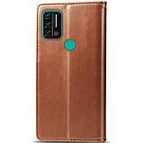 Шкіряний чохол книжка GETMAN Gallant (PU) для Umidigi A9 Коричневий, фото 4
