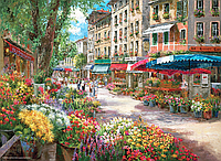 Пазл Anatolian 3106, Цветочный рынок в Париже, 1000 эл.
