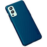 Захисний чохол Nillkin для OnePlus Nord 2 5G (Super Frosted Shield) Blue Синій, фото 6
