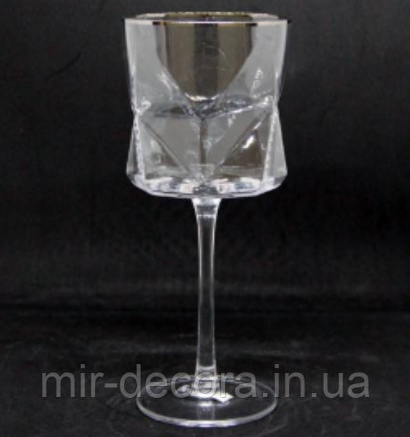 Келих для вина "Прозора геометрія" 350 мл, фото 1