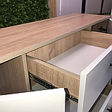 Комод Standart 4+2 Дуб Сонома + Білий на телескопах, фото 6