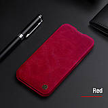 Захисний чохол-книжка Nillkin для iPhone 13 (Qin Pro Leather Case) Red з захистом камери, фото 4