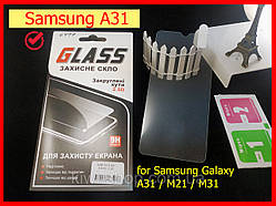 Захисне скло для Samsung Galaxy A31, закрите скло для самсунг А31, скло на Samsung A31 A312 Ultra Thin