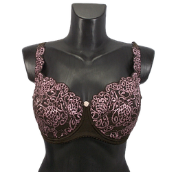 Бюстгальтер Lanny mode 11678 90F коричневий з рожевим