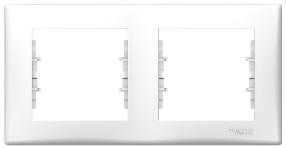 Sedna рамка двомісна горизонтальна біла Schneider Electric, SDN5800321