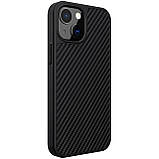 Захисний чохол Nillkin для Apple iPhone 13 mini (Synthetic fiber Case) Black Чорний, фото 6