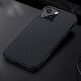 Захисний чохол Nillkin для Apple iPhone 13 (Synthetic fiber Case) Black Чорний, фото 9