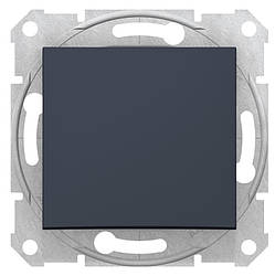 Sedna вимикач 1-клавішний прохідний графіт Schneider Electric, SDN0400170
