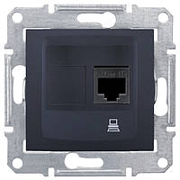 Sedna розетка компьютерная RJ45 UTP CAT.5e графит Schneider Electric, SDN4300170