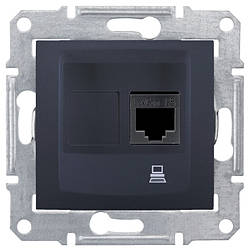 Sedna розетка комп'ютерна RJ45 UTP CAT.5e графіт Schneider Electric, SDN4300170