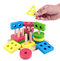 Дерев'яна іграшка Геометрика Fun Toys 35925