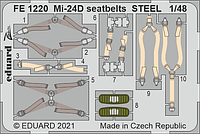 Ремни для модели вертолета Ми-24Д в масштабе 1/48. EDUARD FE1220