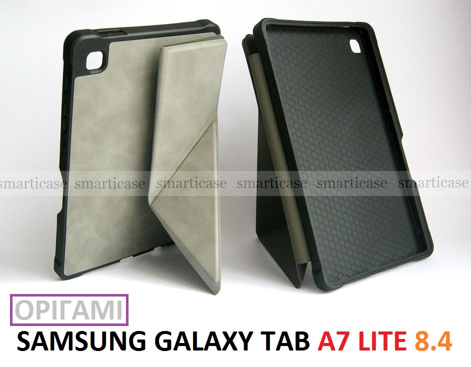 Сірий чохол Орігамі для Samsung Galaxy tab A7 lite Gray (8,7 дюймів) SM-t225 sm t220