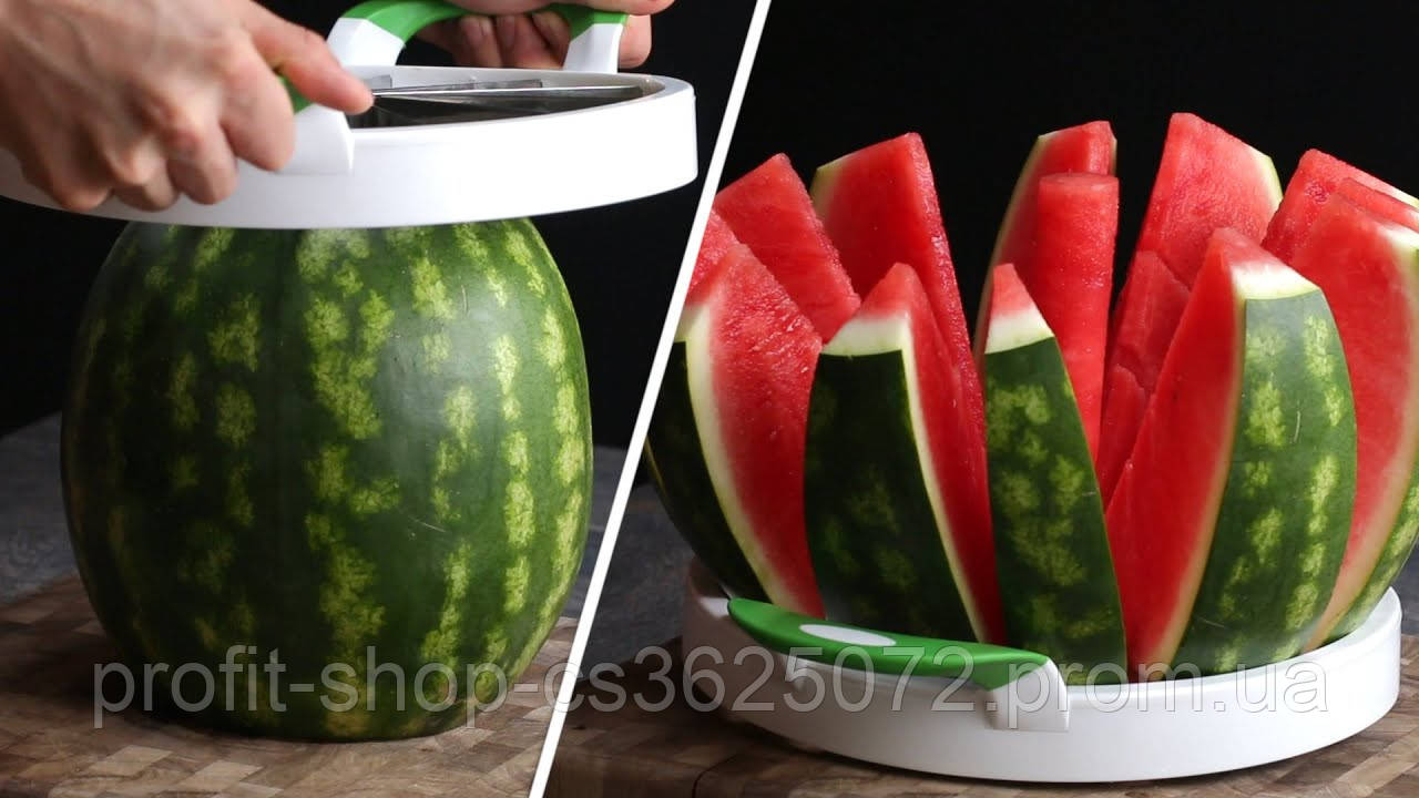 Нож для арбуза и дыни, для нарезки арбуза Melon Slicer, нож для нарезки арбуза - фото 4 - id-p1498455510