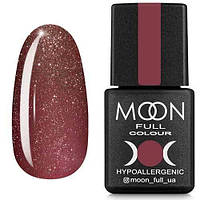 Гель-лак MOON FULL color Gel polish №320 (темно-розовый винтажный с мелким шиммером), 8 мл Shimmer гель лак