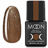 Гель-лак Moon Full Сolor Hypoallergenic Gel Рolish 321 золотисто-бежевий с мелким шимером, 8 мл